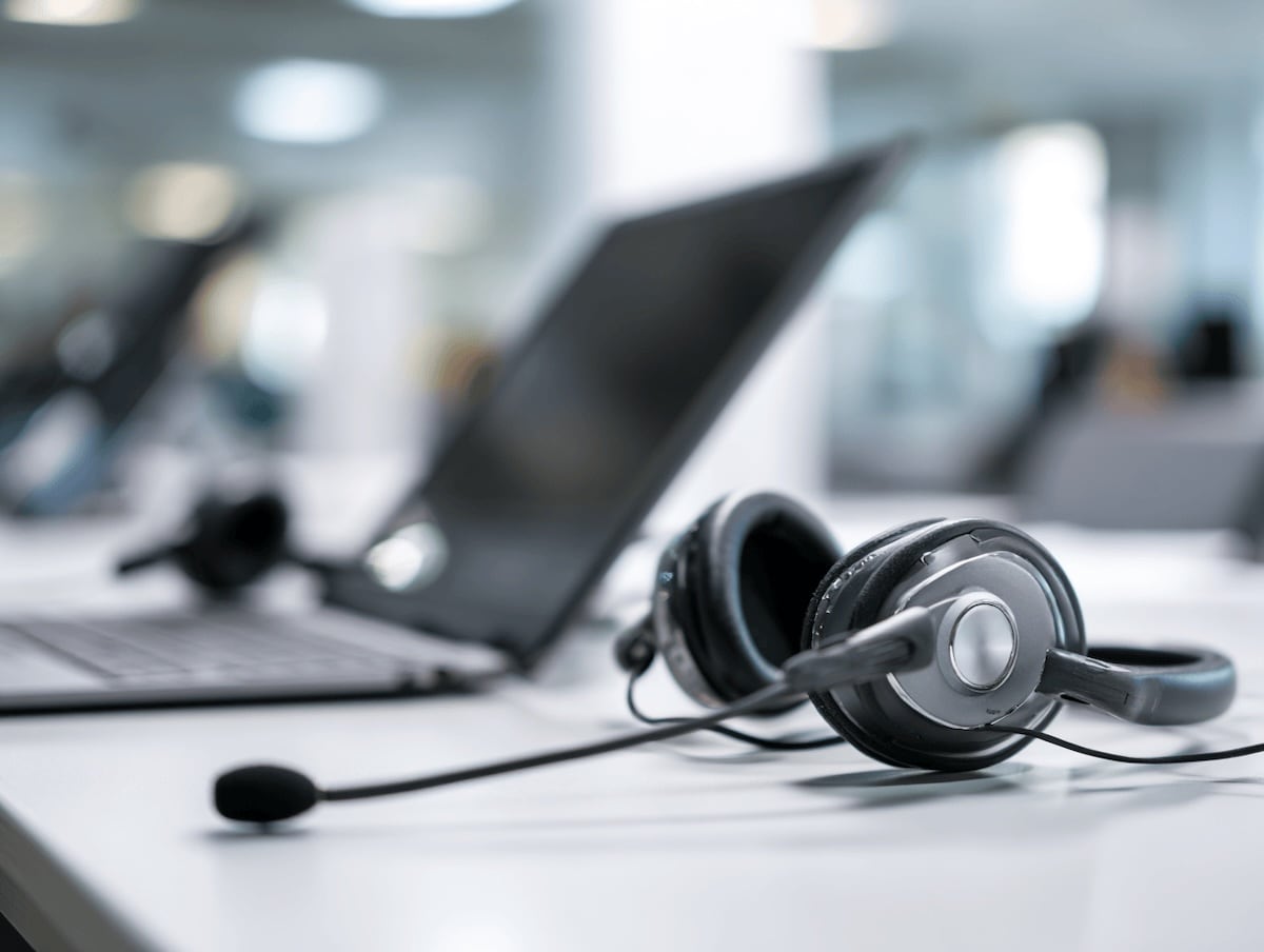 Man Sitting at a Desk